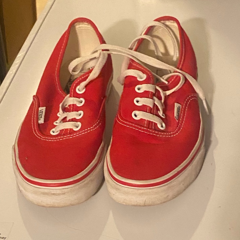 Red authentic vans - Picture 8 of 10